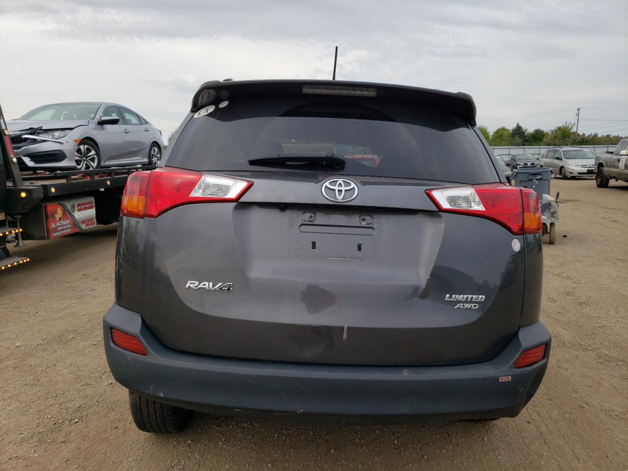 2015 Toyota RAV 4 VIN 2T3DFREVXFW360812 Copart auction photo, front end / side damage thumbnail 6