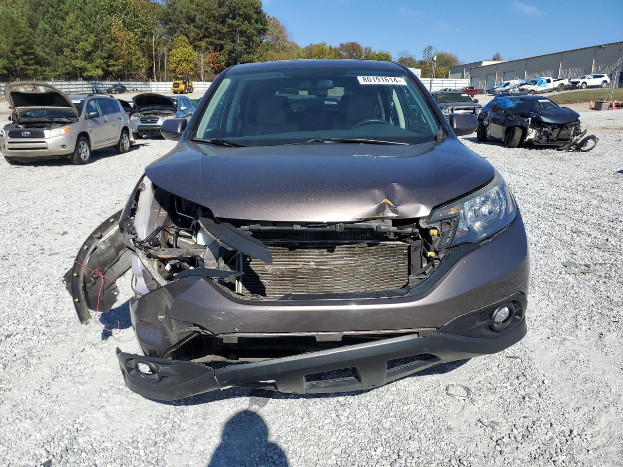 2014 Honda CR-V VIN 2HKRM3H51EH562805 Copart auction photo, front end damage thumbnail 5
