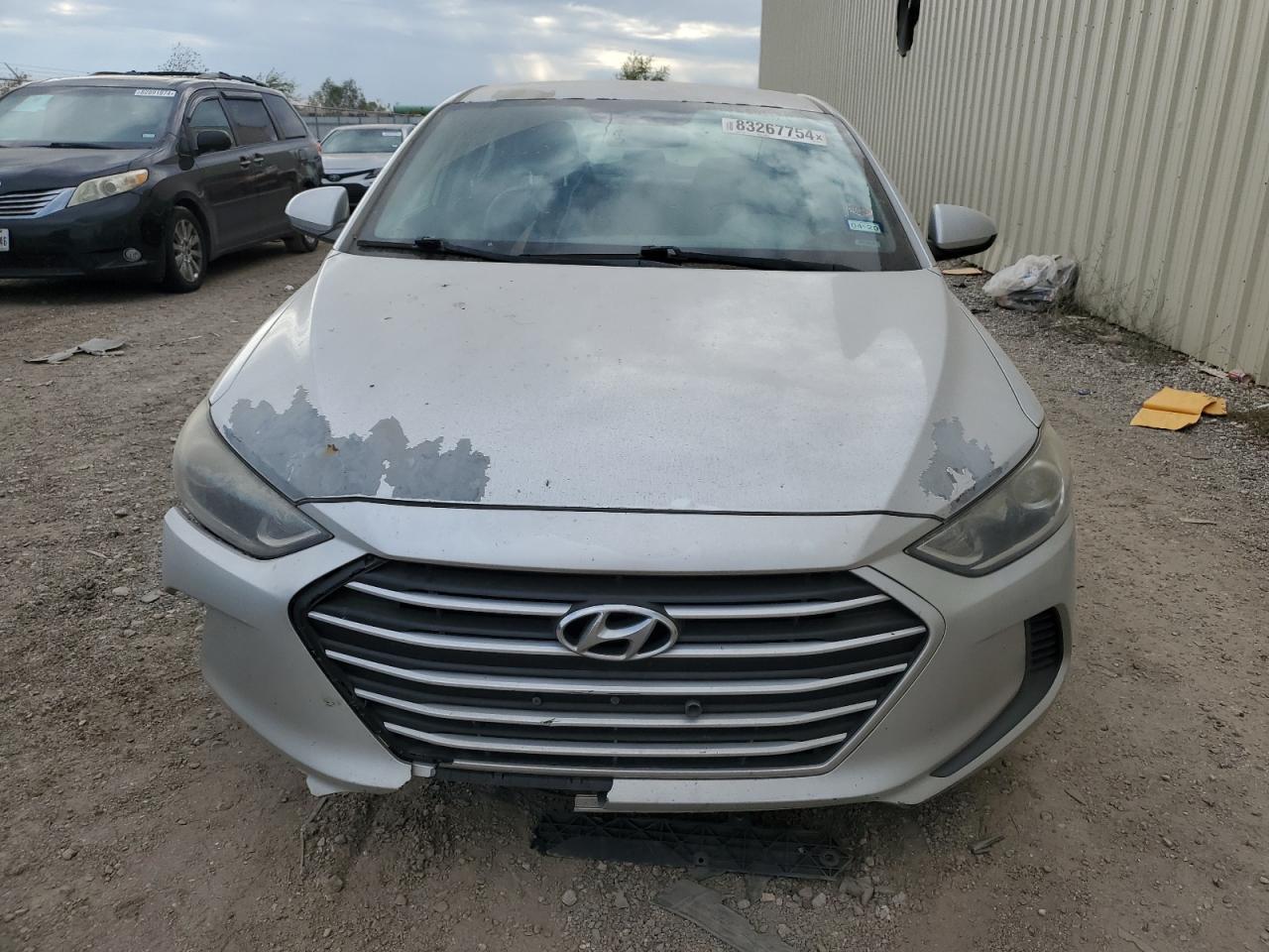 2017 Hyundai Elantra VIN 5NPD74LF7HH207231 Copart auction photo, front end / vandalism damage thumbnail 5