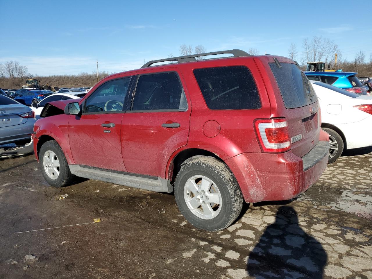 2010 Ford Escape VIN 1FMCU0D76AKA32848 Copart auction photo, front end / rear end damage thumbnail 2