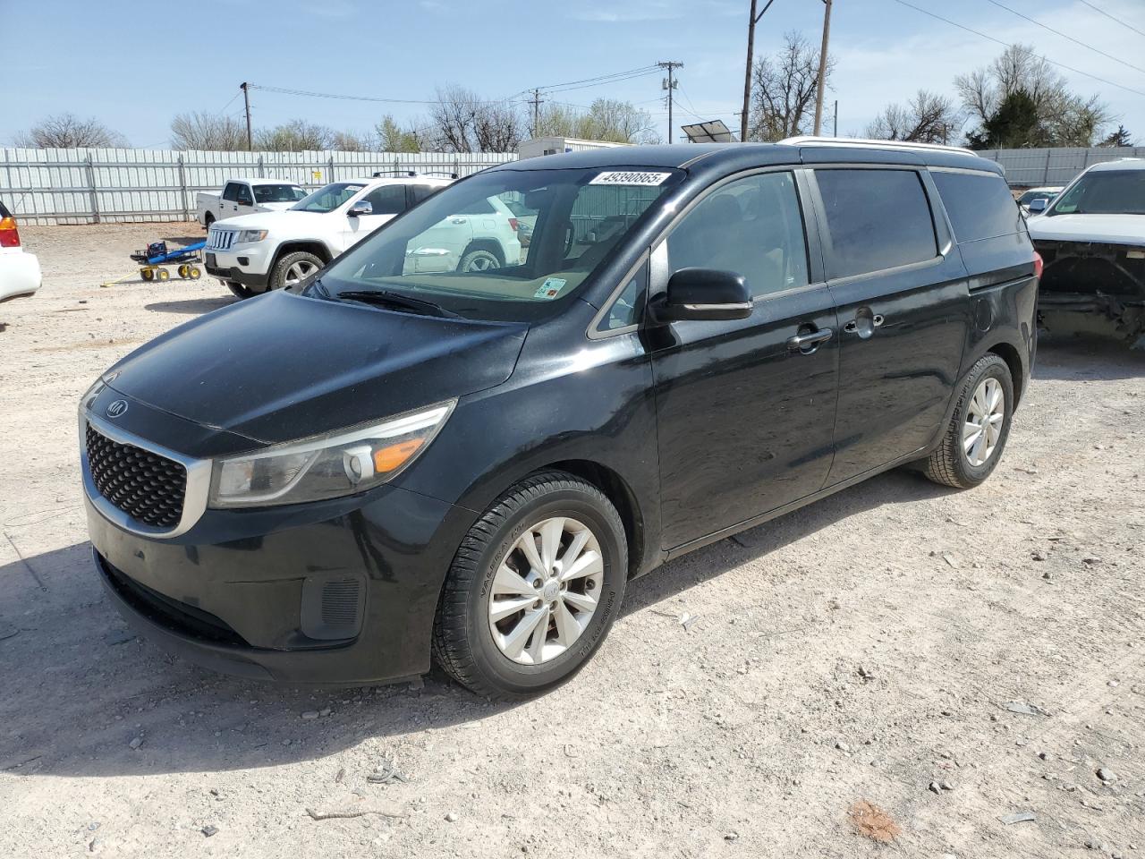 2015 KIA Sedona VIN KNDMB5C10F6050173 - Copart auction photo