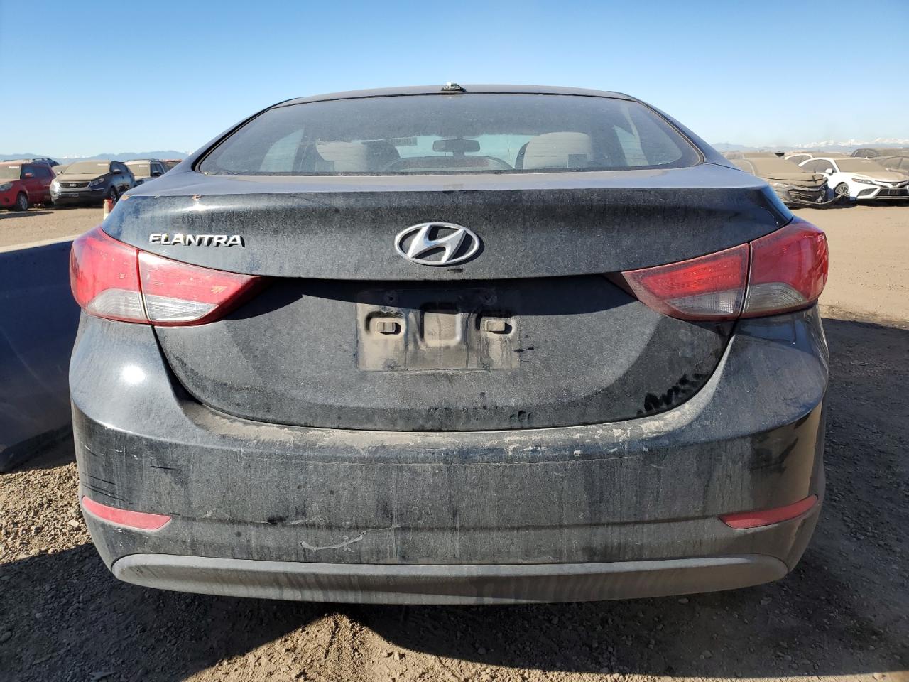 2016 Hyundai Elantra VIN 5NPDH4AE0GH671788 Copart auction photo, front end damage thumbnail 6