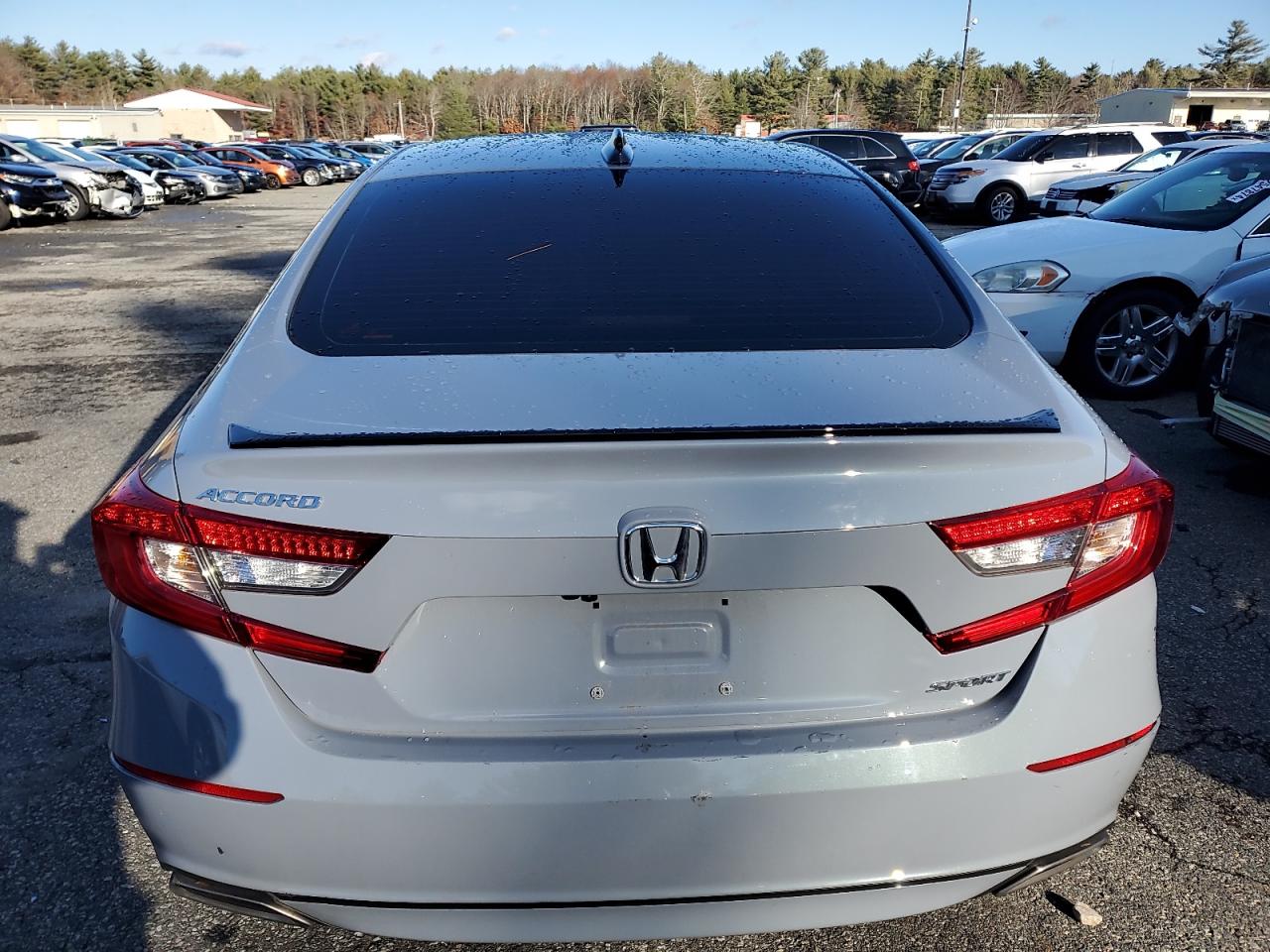 2022 Honda Accord VIN 1HGCV1F31NA107714 Copart auction photo, side / front end damage thumbnail 6