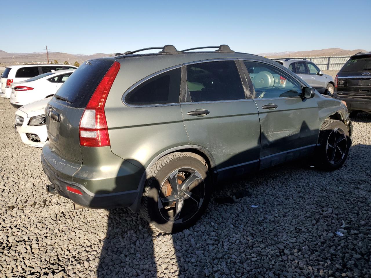 2008 Honda CR-V VIN JHLRE48338C027074 Copart auction photo, all over damage thumbnail 3