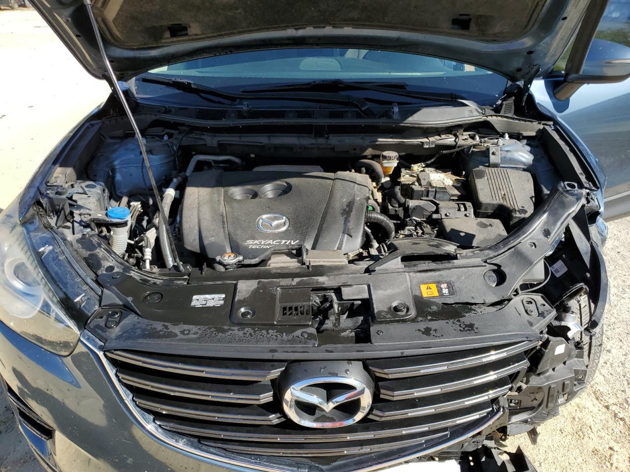 2016 Mazda CX-5 VIN JM3KE2BYXG0744280 Copart auction photo, front end damage thumbnail 12