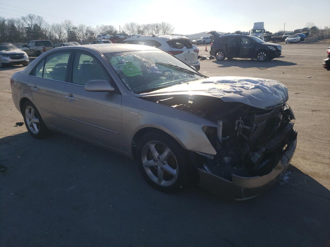 2006 Hyundai Sonata VIN 5NPEU46FX6H009782 Copart auction photo, front end damage thumbnail 4