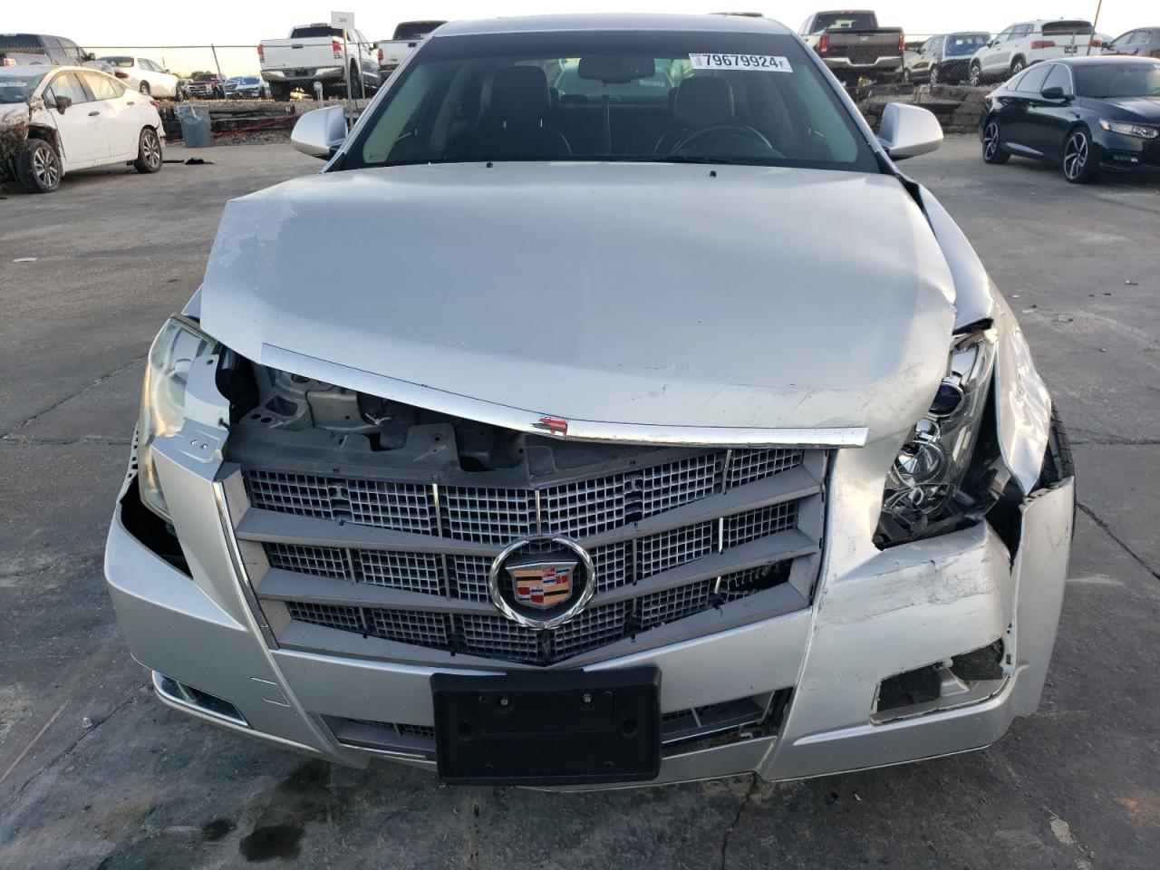 2011 Cadillac CTS VIN 1G6DE5EYXB0109358 Copart auction photo, front end / damage history damage thumbnail 5
