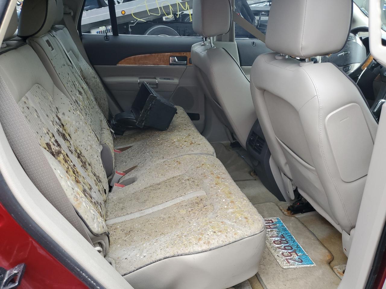 2013 Lincoln MKX VIN 2LMDJ6JK4DBL33906 Copart auction photo, water/flood damage thumbnail 10
