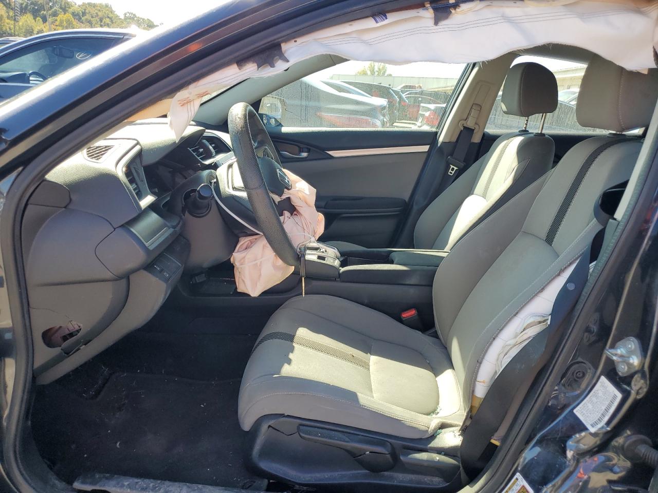 2017 Honda Civic VIN 2HGFC2F54HH567840 Copart auction photo, side damage thumbnail 7