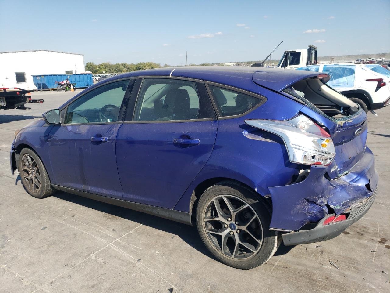 2013 Ford Focus VIN 1FADP3K24DL189551 Copart auction photo, rear end damage thumbnail 2