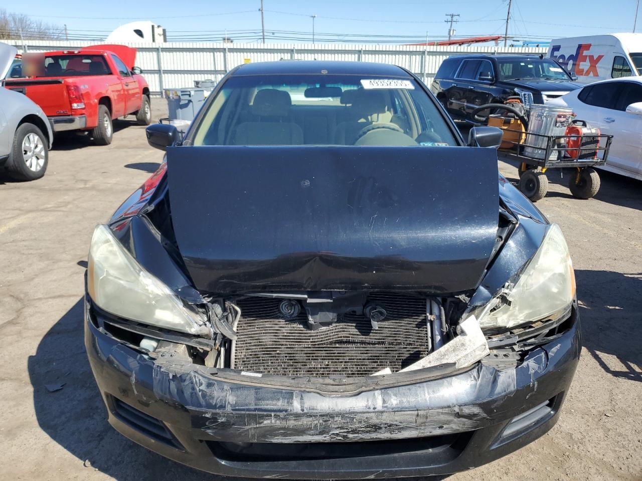 2007 Honda Accord VIN 1HGCM56387A134597 Copart auction photo, front end damage thumbnail 5