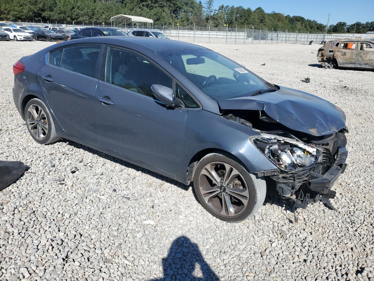 2016 KIA Forte VIN KNAFX4A89G5553015 Copart auction photo, front end damage thumbnail 4
