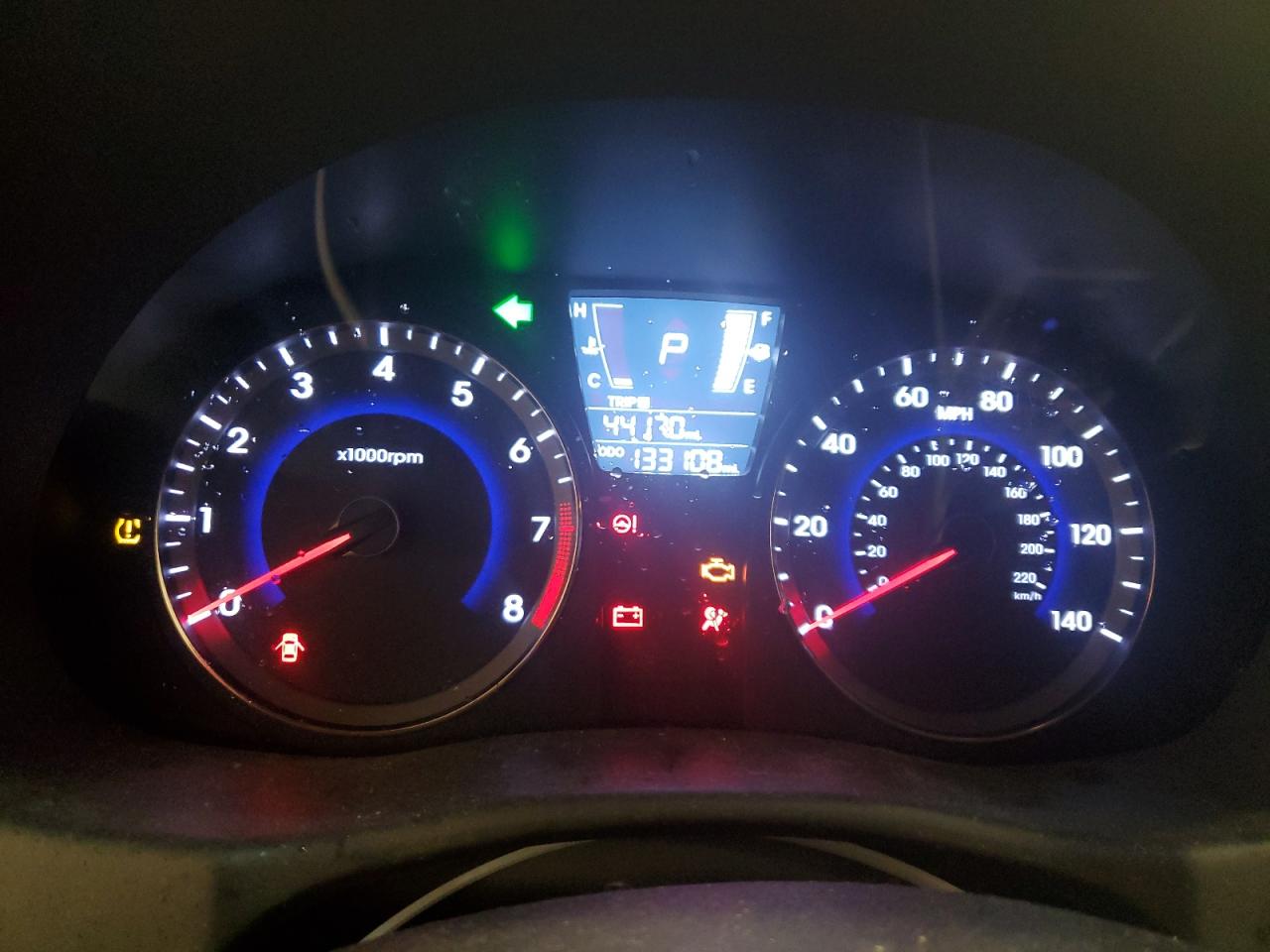 2014 Hyundai Accent VIN KMHCU4AE5EU620258 Copart auction photo, mechanical damage thumbnail 9