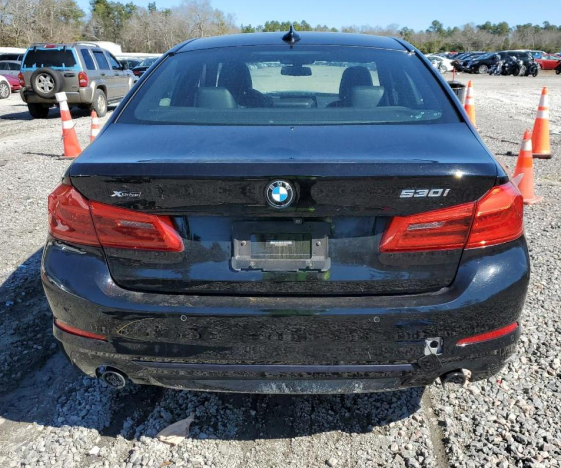 2020 BMW 5er VIN WBAJR7C00LWW65414 Copart auction photo, burn / front end damage thumbnail 6