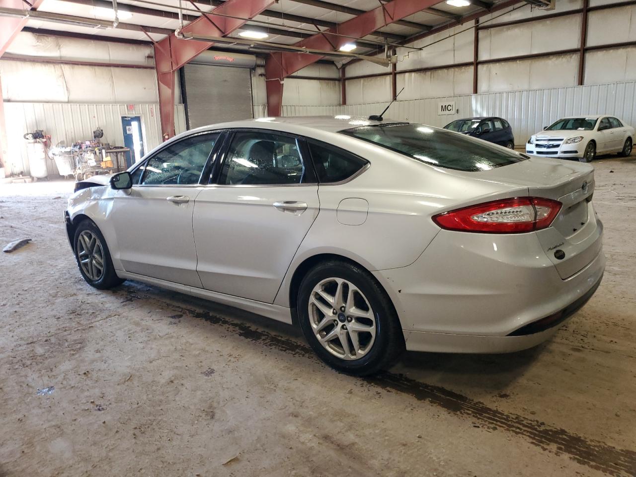 2014 Ford Fusion VIN 1FA6P0H71E5402259 Copart auction photo, side / front end damage thumbnail 2