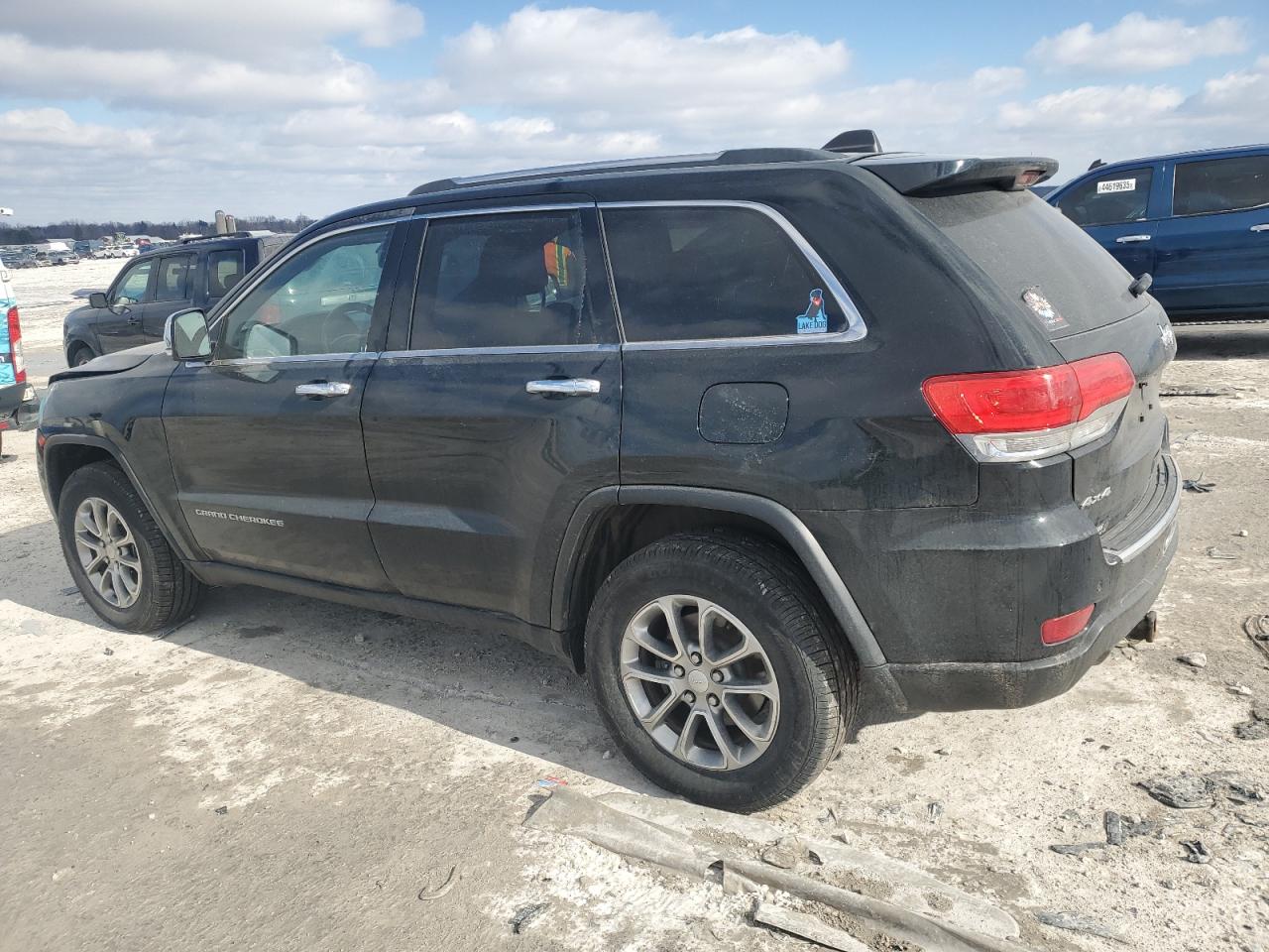 2014 Jeep Grand Cherokee VIN 1C4RJFBG0EC265136 Copart auction photo, front end / rear end damage thumbnail 2