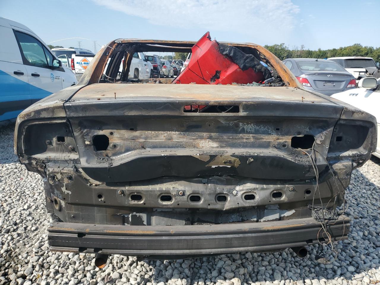 2014 Dodge Charger VIN 2C3CDXCT4EH306903 Copart auction photo, burn / replaced vin damage thumbnail 6