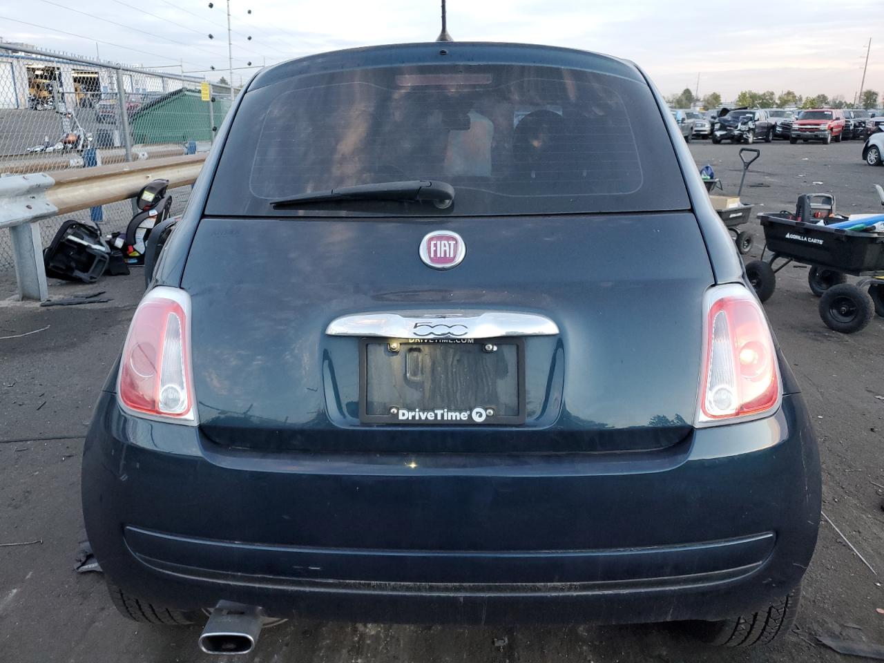2013 Fiat 500 VIN 3C3CFFAR4DT678131 Copart auction photo, all over damage thumbnail 6