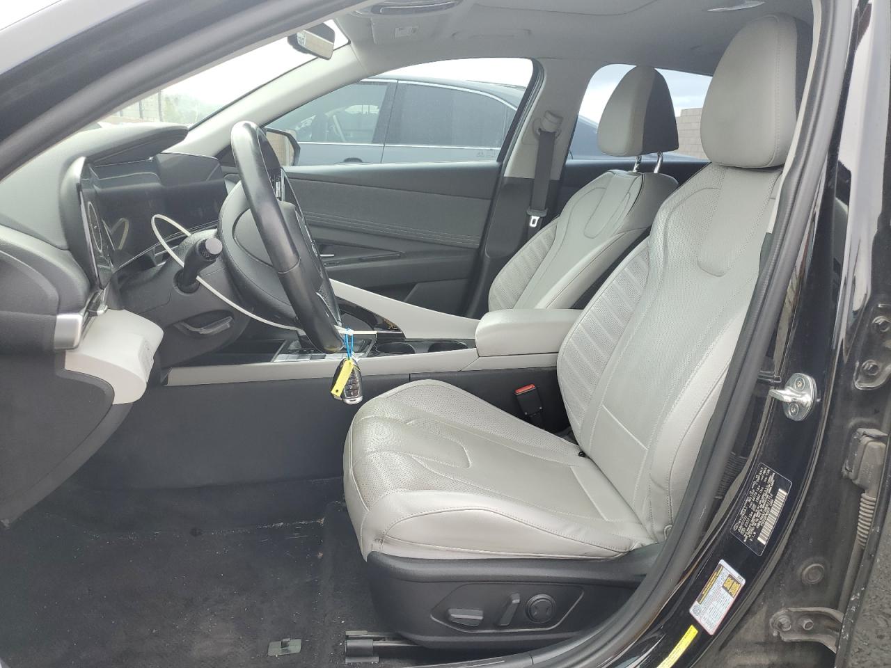 2021 Hyundai Elantra VIN KMHLN4AJ1MU011712 Copart auction photo, undercarriage damage thumbnail 7