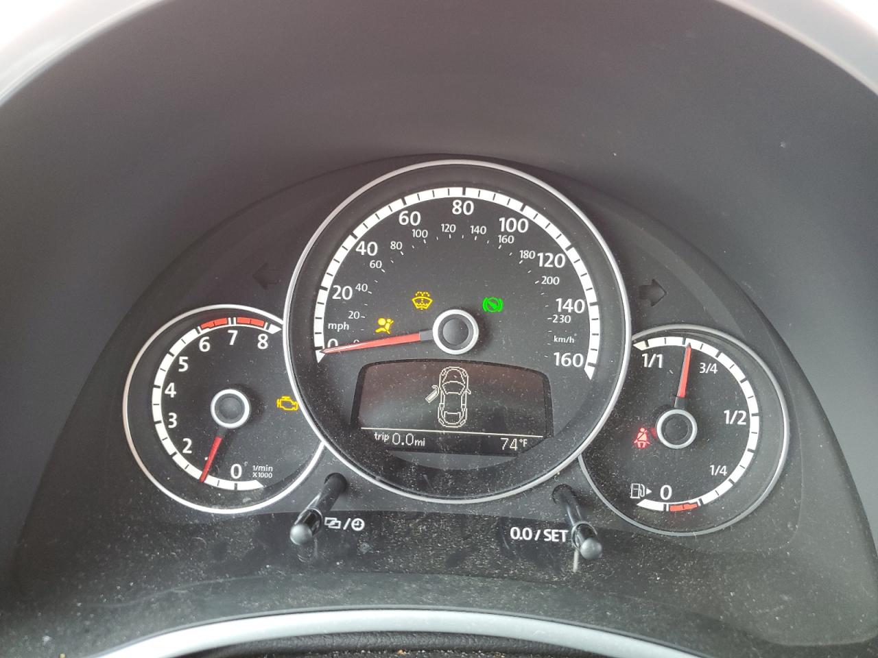 2016 Volkswagen Beetle VIN 3VWJ07AT3GM621808 Copart auction photo, front end / side damage thumbnail 9