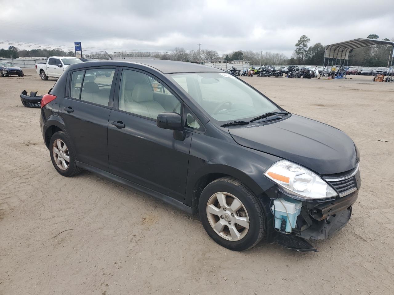 2009 Nissan Versa VIN KM8K62AB7PU963446 Copart auction photo, front end / rear end damage thumbnail 4