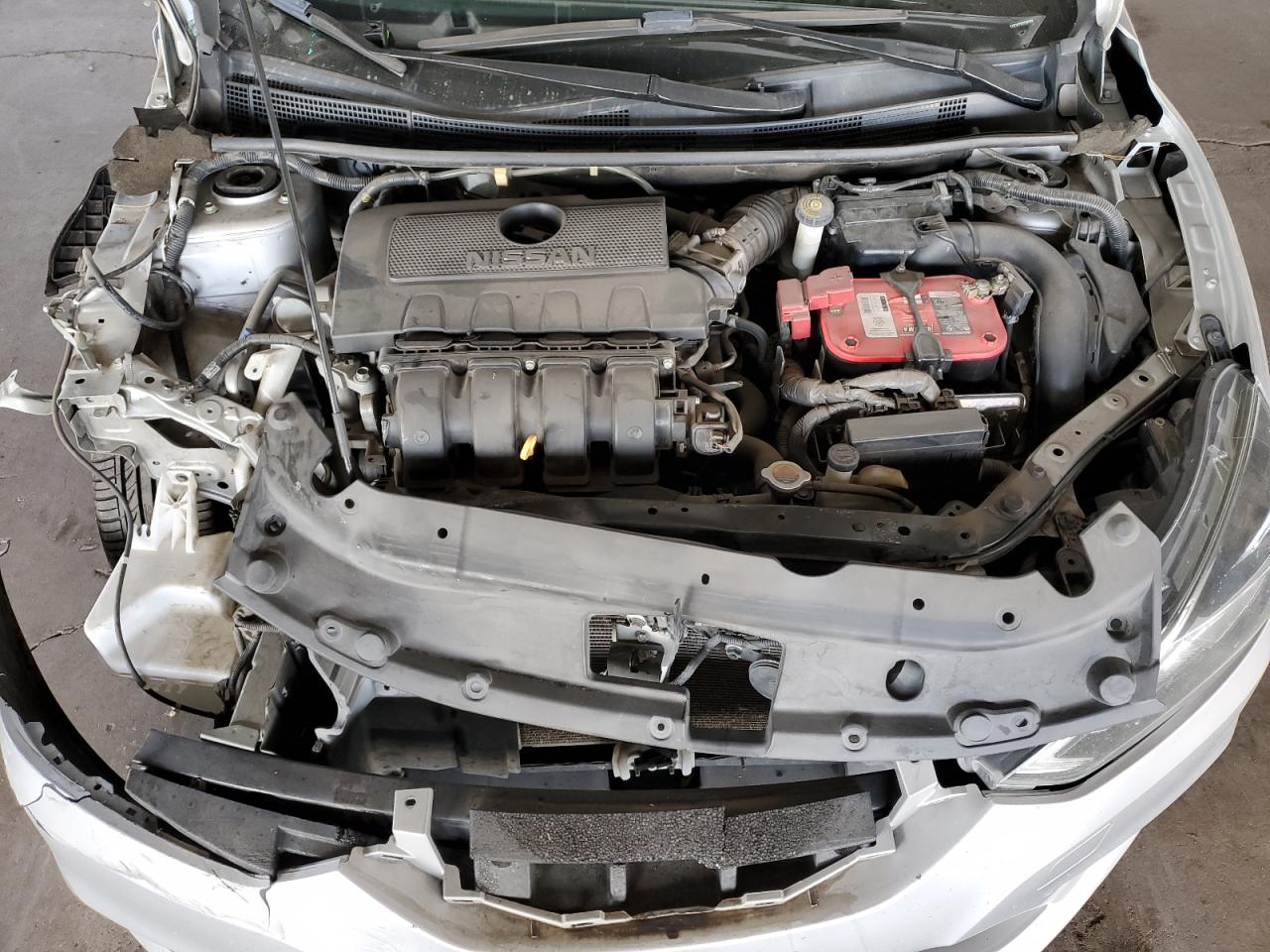 2016 Nissan Sentra VIN 3N1AB7AP3GY291194 Copart auction photo, front end / side damage thumbnail 11