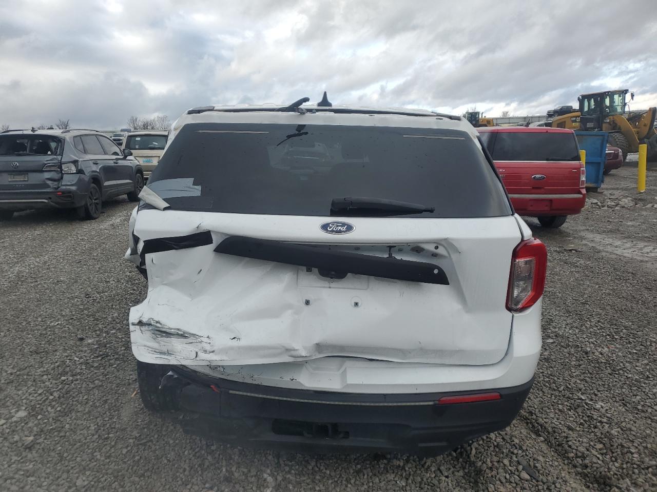 2022 Ford Explorer VIN 1FM5K8AB0NGB46049 Copart auction photo, rear end / front end damage thumbnail 6