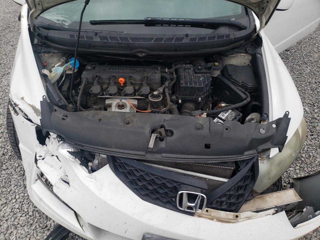 2011 Honda Civic VIN 2HGFG1B62BH512159 Copart auction photo, front end / side damage thumbnail 11