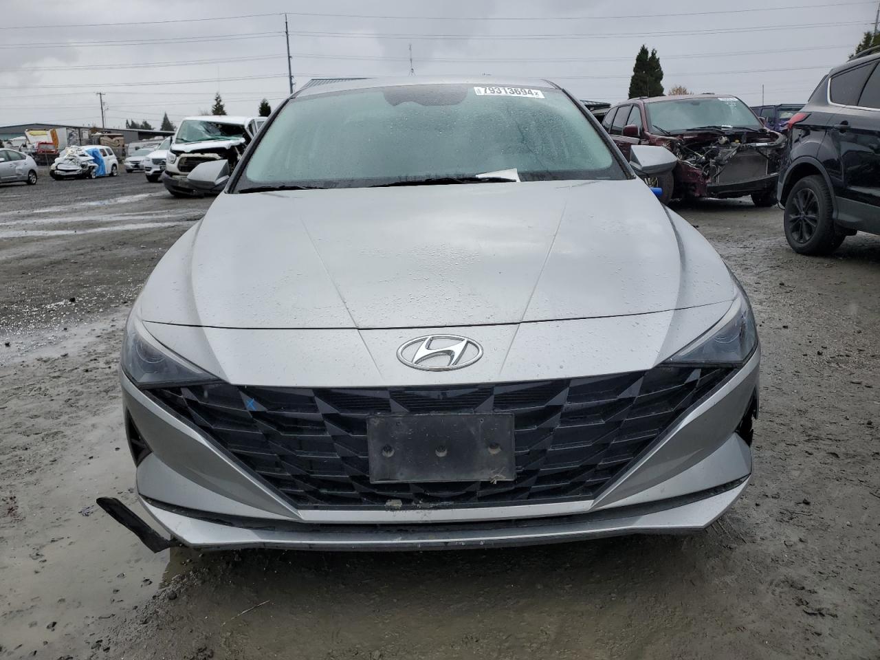2021 Hyundai Elantra VIN 5NPLM4AG3MH045883 Copart auction photo, front end damage thumbnail 5