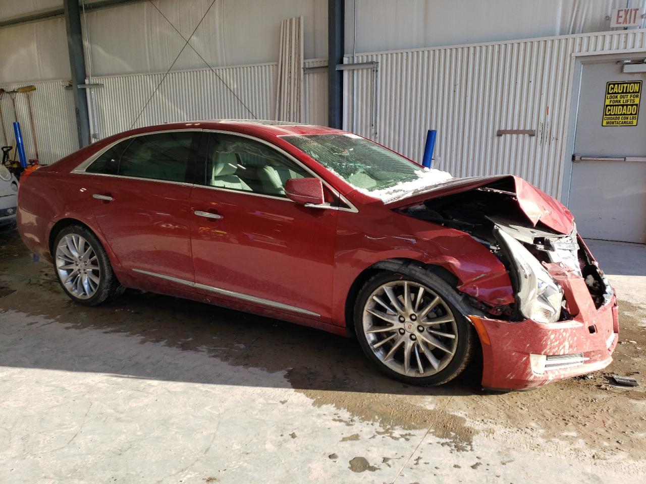 2013 Cadillac XTS VIN 2G61V5S39D9197596 Copart auction photo, front end / hail damage thumbnail 4