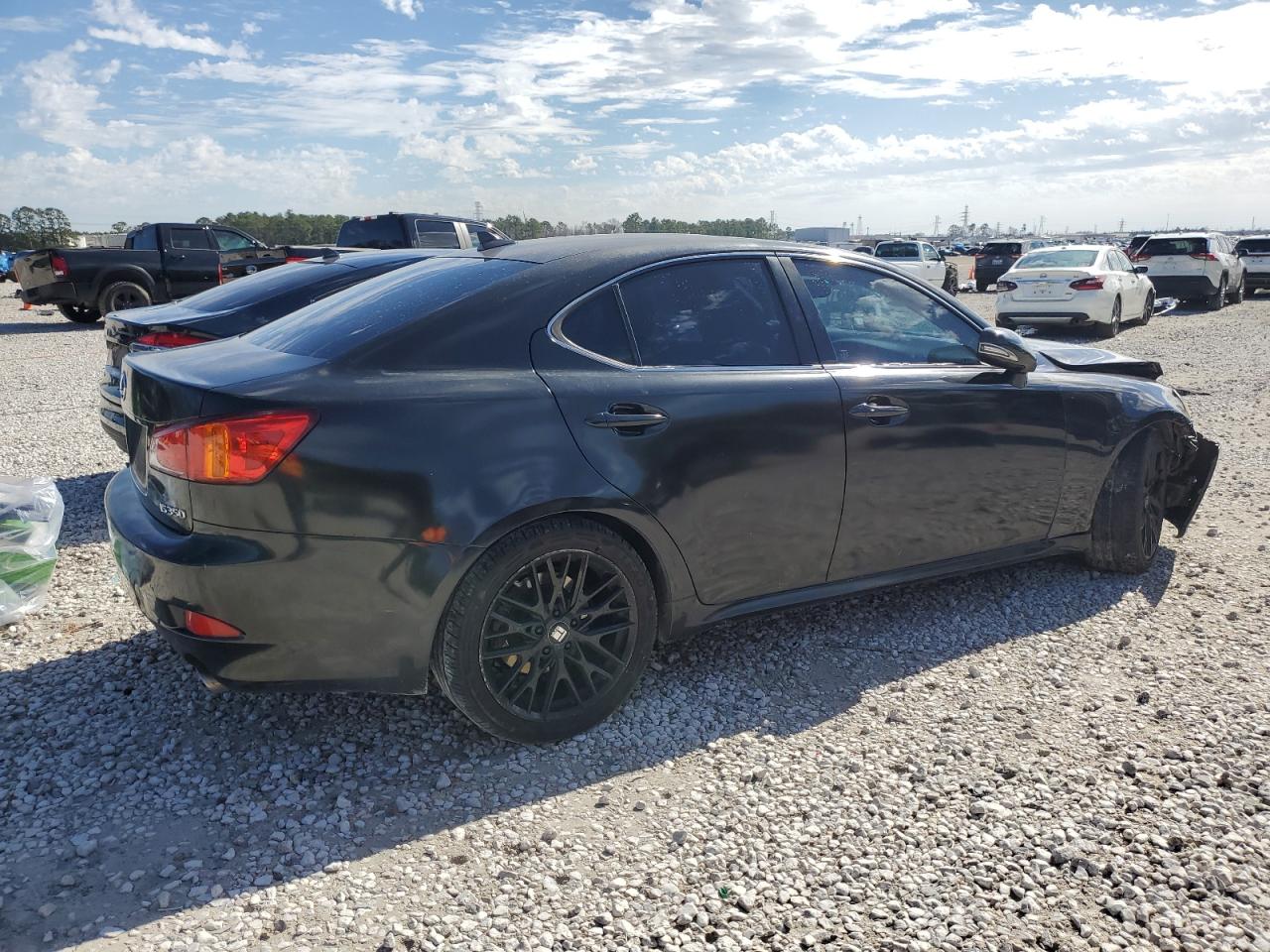 2009 Lexus IS VIN JTHBE262595021956 Copart auction photo, front end / side damage thumbnail 3