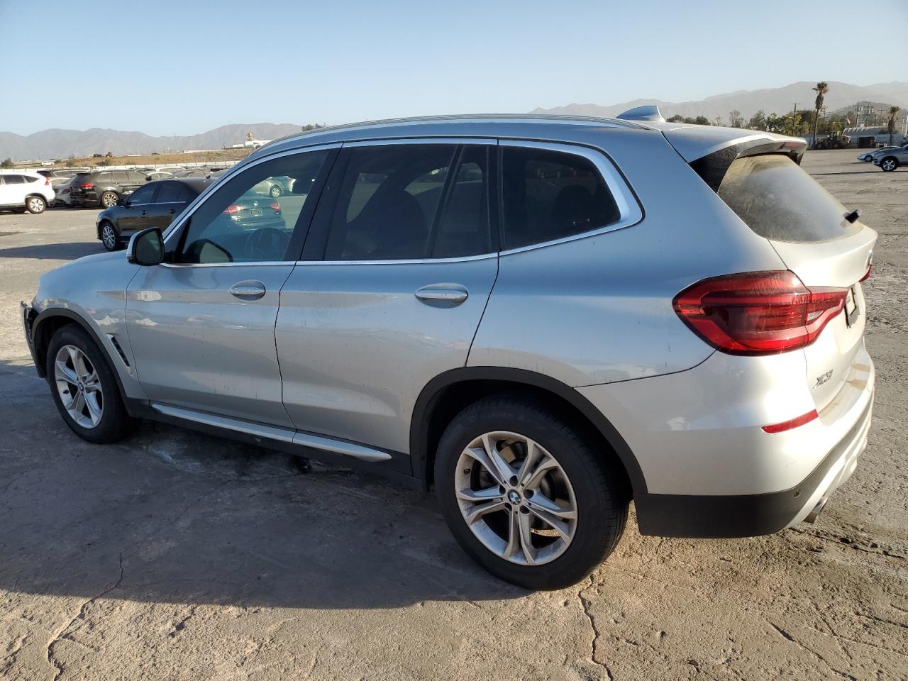 2021 BMW X3 VIN 5UXTY3C06M9H02331 Copart auction photo, front end / side damage thumbnail 2