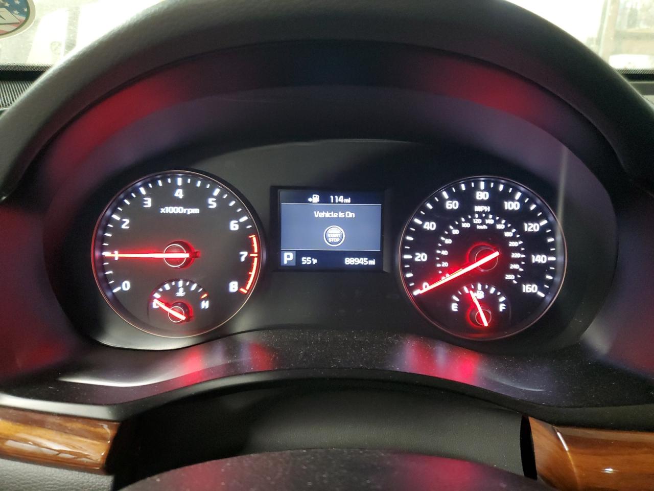 2017 KIA Cadenza VIN KNALC4J13H5036585 Copart auction photo, front end damage thumbnail 9