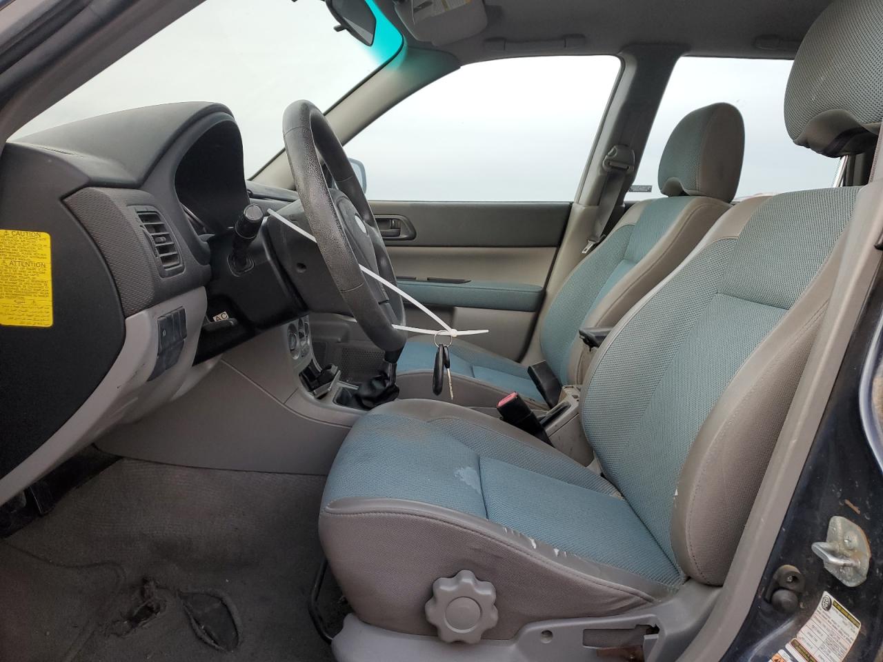 2005 Subaru Forester VIN JF1SG63655G743829 Copart auction photo, front end / side damage thumbnail 7