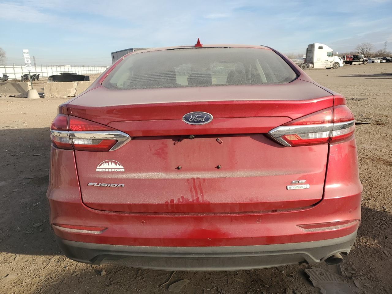 2020 Ford Fusion VIN 3FA6P0HD3LR257922 Copart auction photo, front end / side damage thumbnail 6
