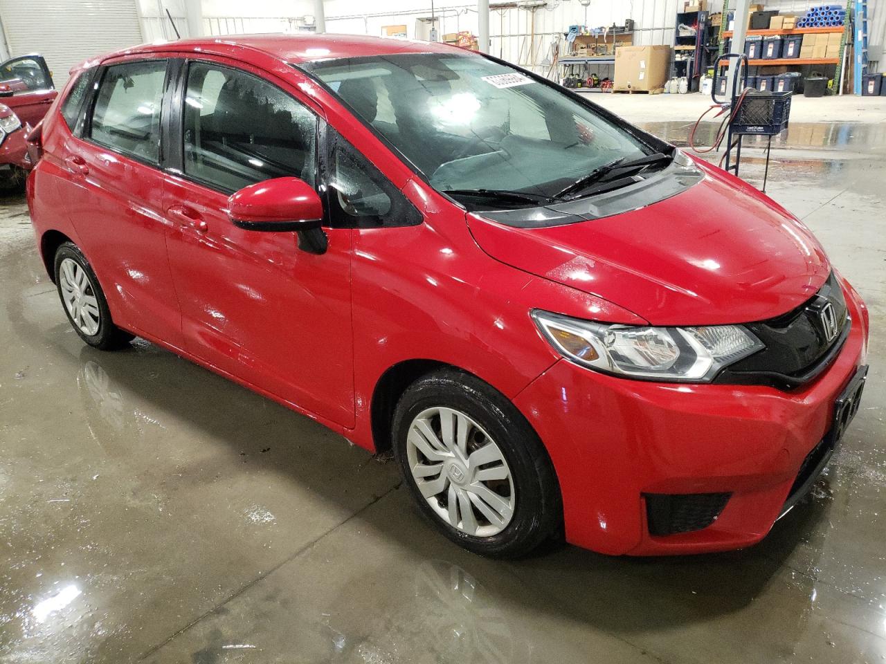 2015 Honda Fit VIN 3HGGK5H50FM744596 Copart auction photo, minor dent/scratches damage thumbnail 4
