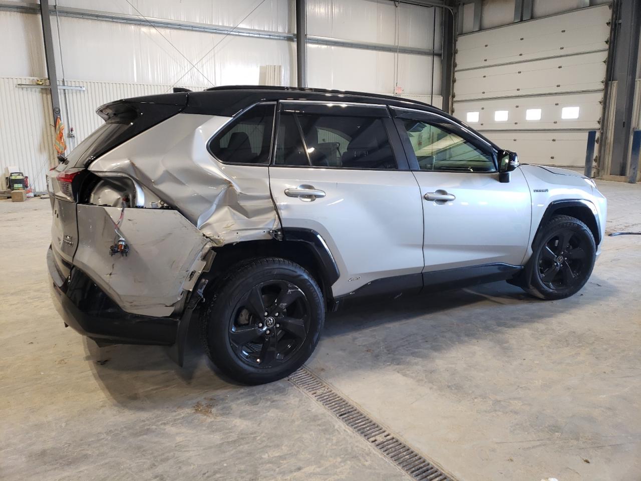 2019 Toyota RAV 4 VIN JTMEWRFV0KJ023223 Copart auction photo, all over damage thumbnail 3