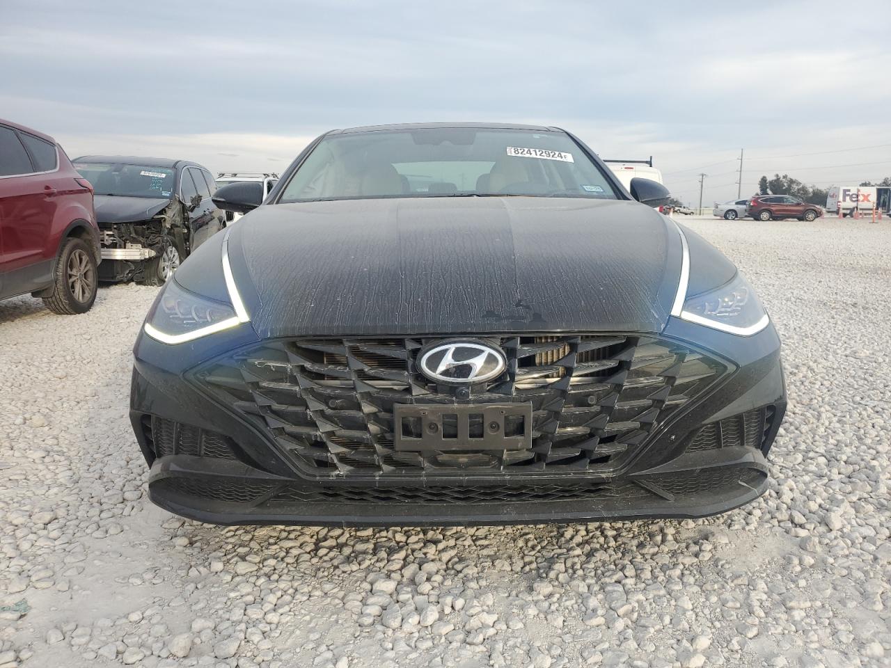 2022 Hyundai Sonata VIN KMHL34J27NA175984 Copart auction photo, rear end / side damage thumbnail 5