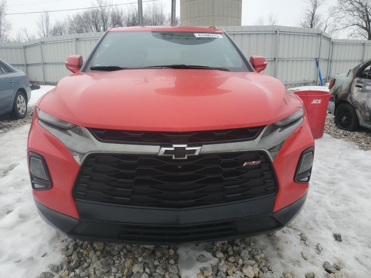 2020 Chevrolet Blazer VIN 3GNKBKRS2LS541297 Copart auction photo, all over damage thumbnail 5