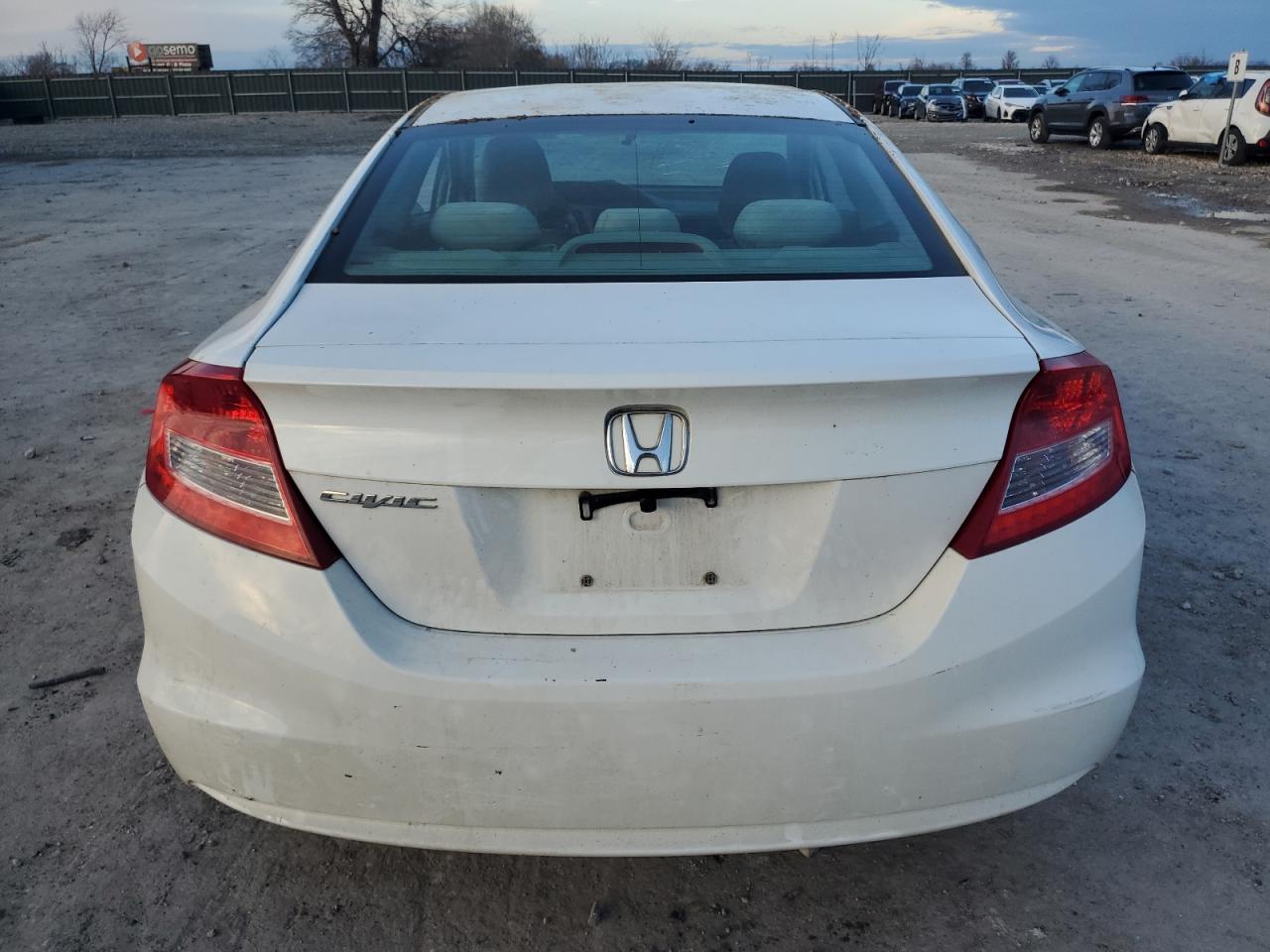 2012 Honda Civic VIN 2HGFG3B5XCH566085 Copart auction photo, all over damage thumbnail 6
