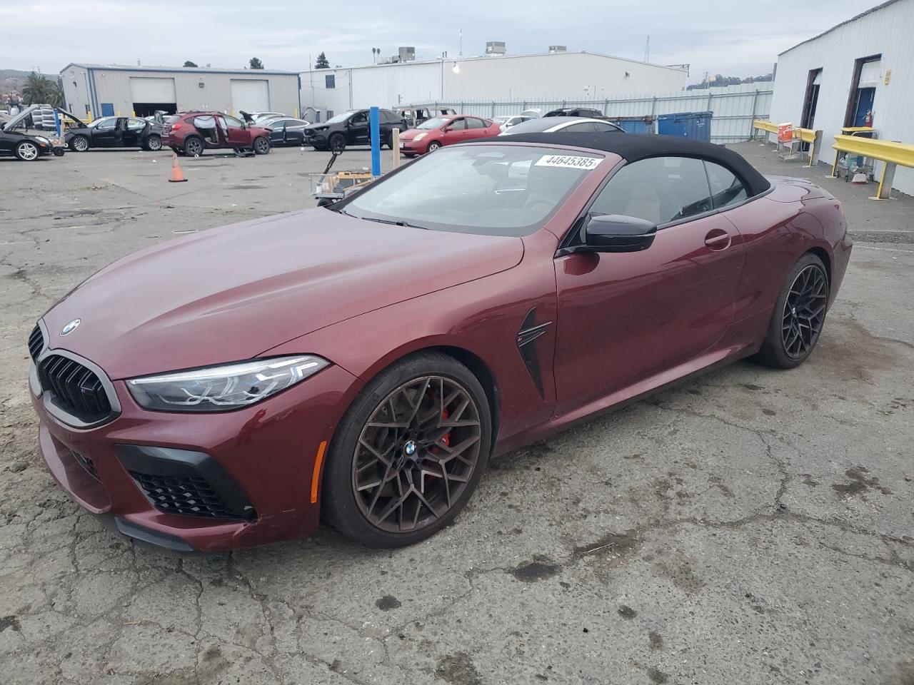 2022 BMW M8 VIN WBSDZ0C08NCH65669 - Copart auction photo