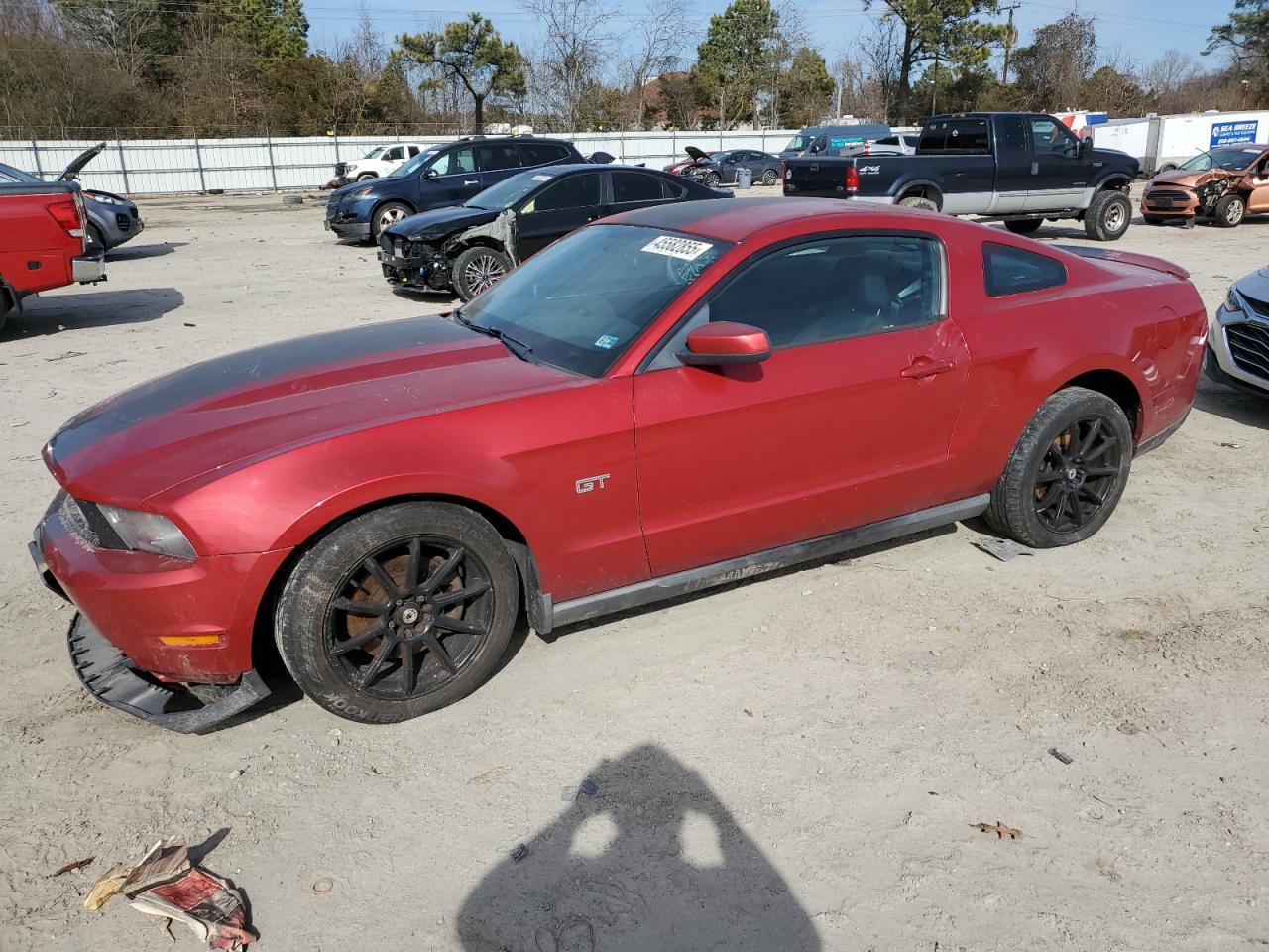 2010 Ford Mustang VIN 1ZVBP8CH4A5126948