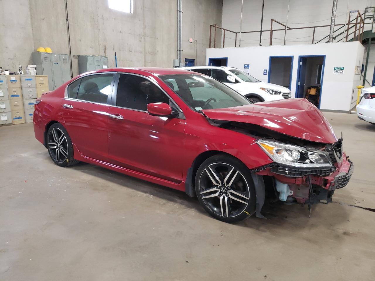 2016 Honda Accord VIN 1HGCR2F56GA185100 Copart auction photo, front end / rear end damage thumbnail 4