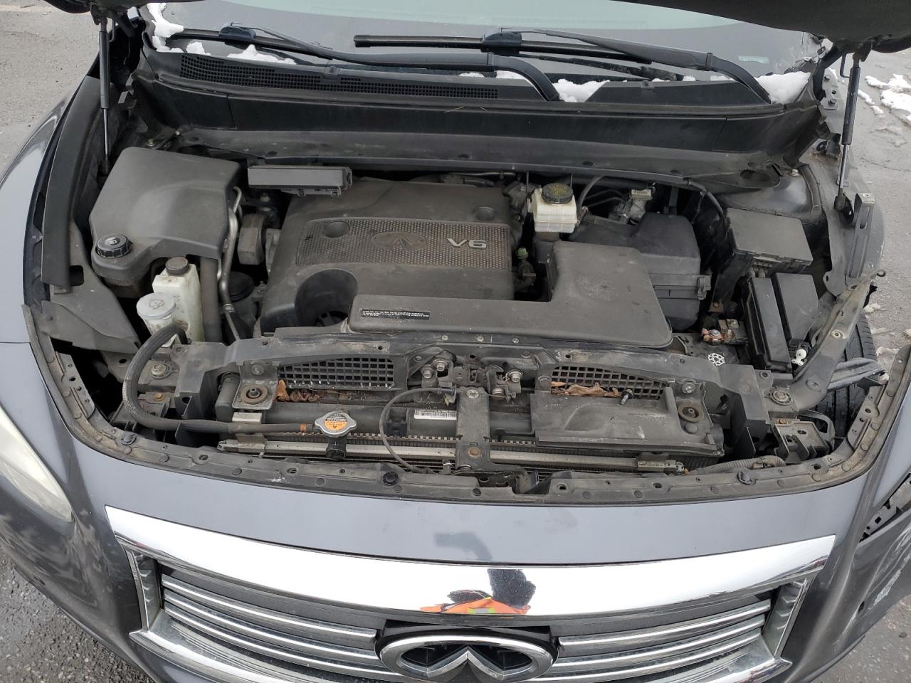 2013 Infiniti JX VIN 5N1AL0MM8DC350808 Copart auction photo, front end damage thumbnail 12