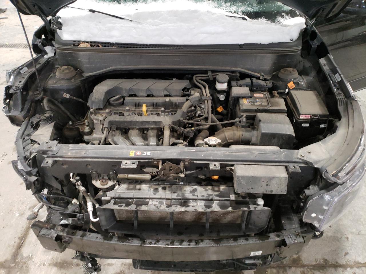2021 Hyundai Venue VIN KMHRC8A32MU105879 Copart auction photo, front end / side damage thumbnail 13
