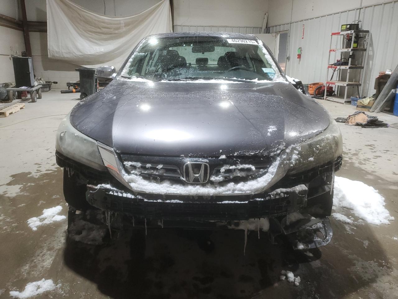 2014 Honda Accord VIN 1HGCR6F38EA002802 Copart auction photo, front end / side damage thumbnail 5