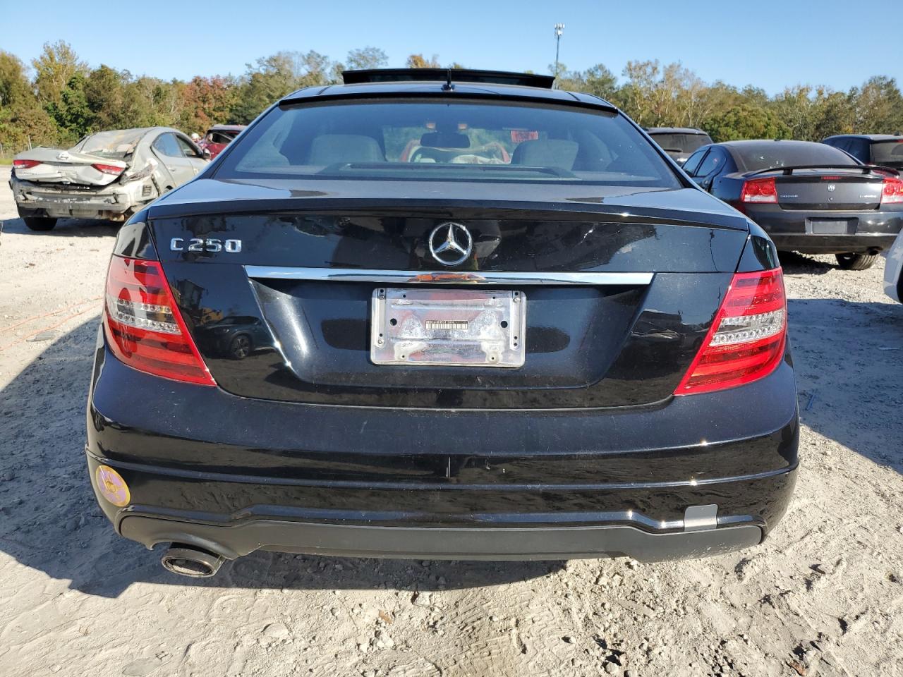 2013 Mercedes-Benz C-klasse VIN WDDGJ4HB3DG115994 Copart auction photo, front end damage thumbnail 6
