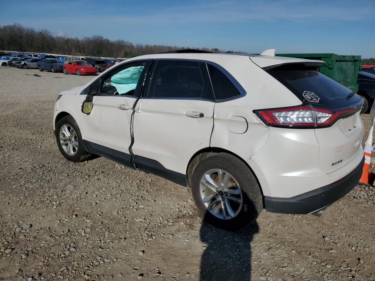 2017 Ford Edge VIN 2FMPK3J85HBC65372 Copart auction photo, rollover damage thumbnail 2