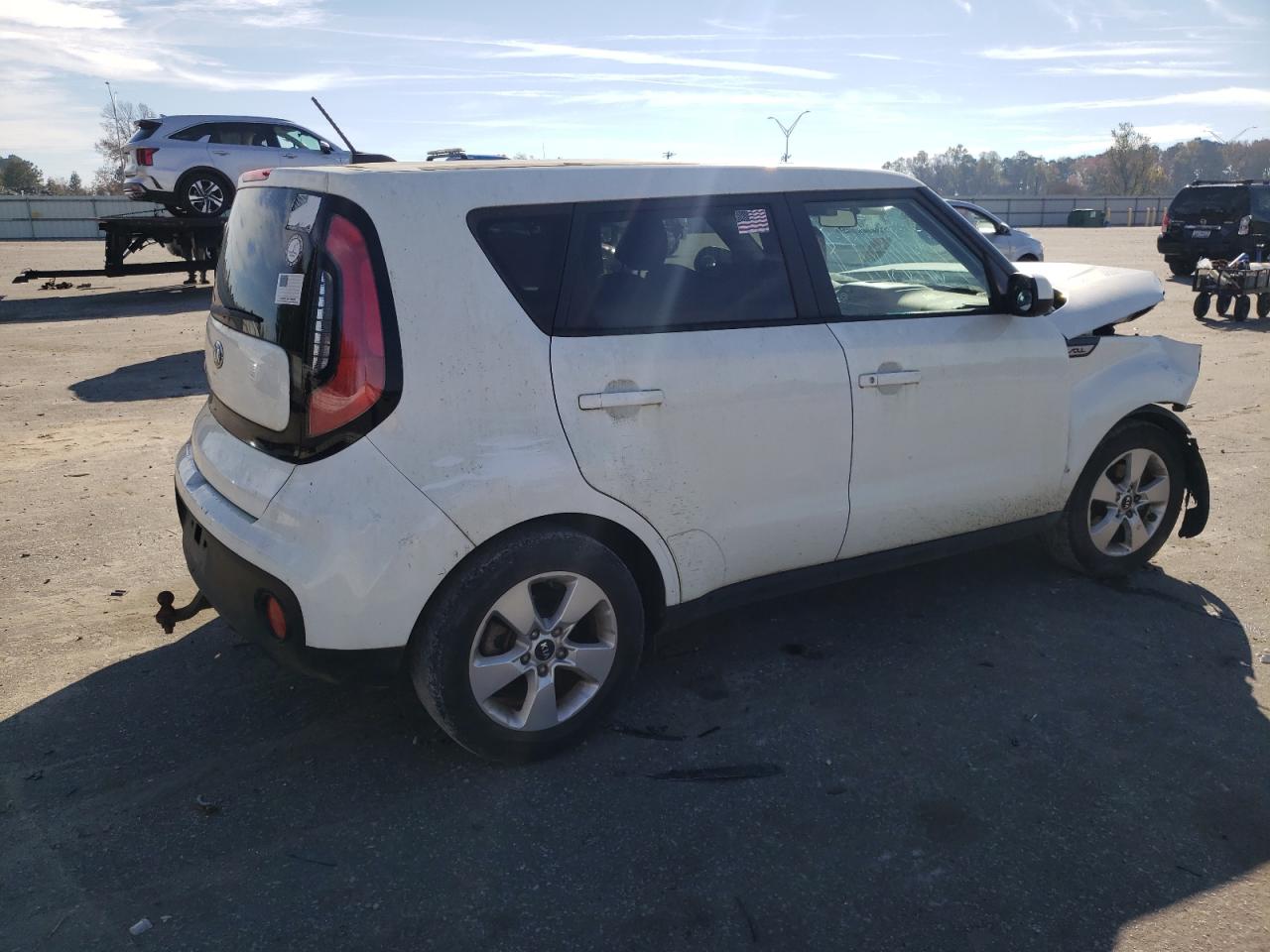 2017 KIA Soul VIN KNDJN2A21H7433105 Copart auction photo, front end damage thumbnail 3