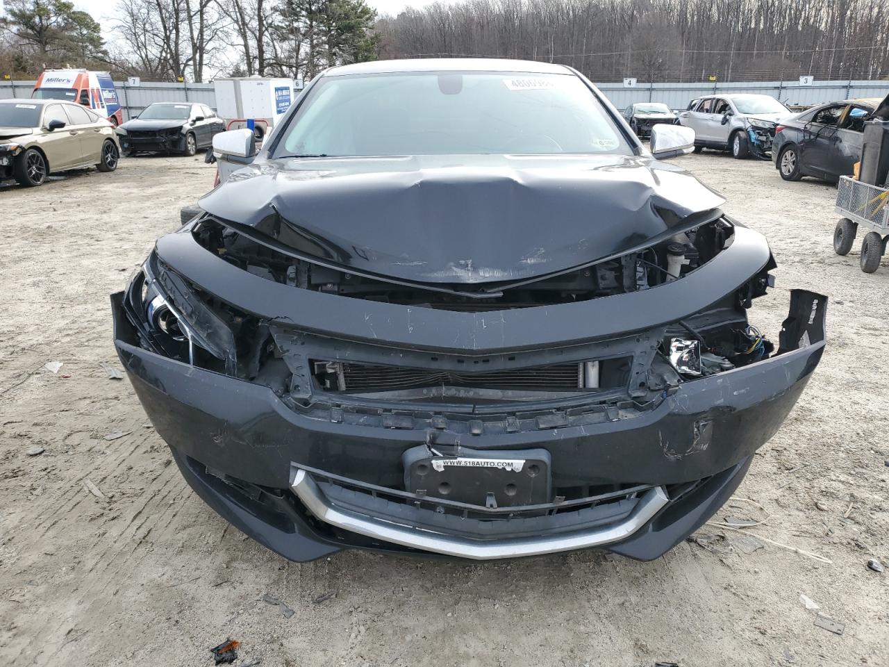 2017 Chevrolet Impala VIN 1G1105S36HU185208 Copart auction photo, front end / minor dent/scratches damage thumbnail 5